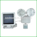 Motion-Activated Dual Head Solar LED Security Spot light